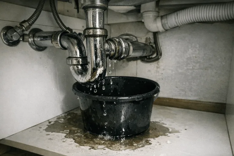Symbolbild eines tropfenden Rohrs