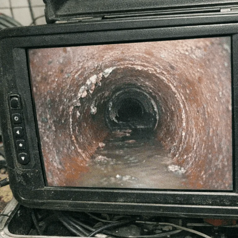 Inspektionskamera mit Monitor für Kanalinspektion